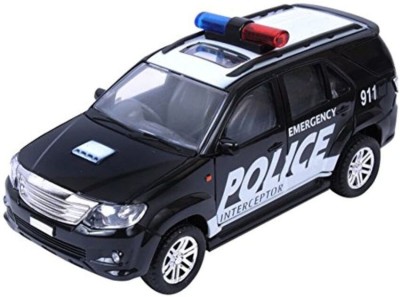 Kidsaholic Centy Toys Plastic Interceptor Fortune Pull Back Car(Black, Pack of: 1)