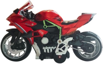 ZHASK Diecast Kawasaki H2R Ninja Motorcycle Toy Bike Scale 1:12 Model Toy(Multicolor, Pack of: 1)