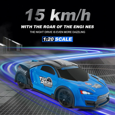 KomalSG Diecast Metal Pull Back Diecast Camaro Car Model with Sound Light(Blue)