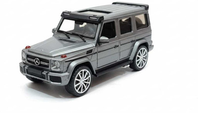 Lumo Metal Die-Cast G-Class SUV Toy Car (1:32 Scale, Pull Back, Grey)(Metallic Gray, Pack of: 1)