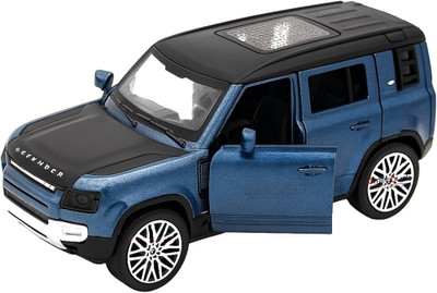 Ignite Defender Car Toy 1:36 Scale Alloy Diecast Metal SUV Toy Openable Door for Kids(Blue, Pack of: 1)