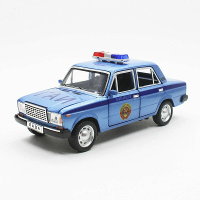 SPENOP 1:24 Die-cast Metal Car Model Russian car(Blue, Pack of: 1)