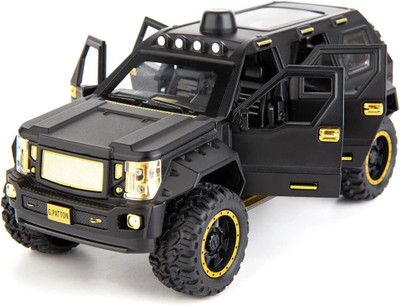 SPENOP Die-cast Car Metal 1:24 Big Scale Model G Patton(Black, Pack of: 1)