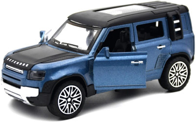 TOYLAND 1:32 LandRover Defender Metal Toy Car DieCast(Open Door & Pull Back Function)(Blue, Pack of: 1)