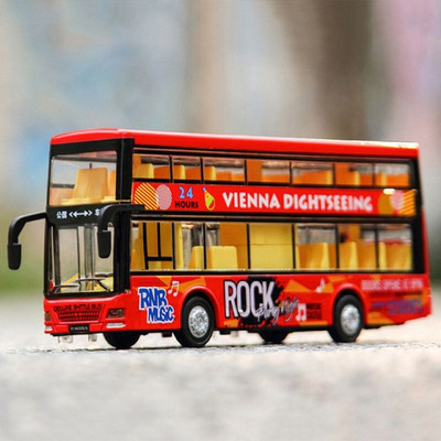 RUTSHRA Bus Toy Die-cast Metal RD RSH(Red, Pack of: 1)