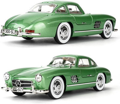 DEZICON 1:24 Model Die-cast Vintage Toy Car 300 SL Car Toy grn DZE(Green, Pack of: 1)