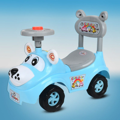 SPEEDFOX kids car with Backrest Plastic Ride On Toy| kids car with Backrest(Blue, Pack of: 1)