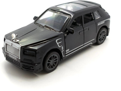 The Flyer's Bay 1:32 Scale DieCast Metal Pull-Back and Openable Doors Rolls-Royce Cullinan(Black)