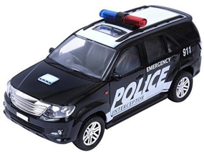 amisha gift gallery Pull Back Action Fortuner Police Interceptor Toy Car for Kids and Boys (Color May Vary)(Multicolor, Pack of: 1)