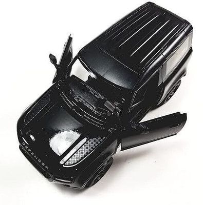 Might 1:32 Scale Alloy Die-Cast Metal SUV Car Toy for Kids ( Open Door & Pull Back )(Black)