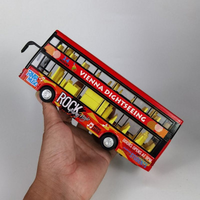RUTSHRA Die-cast Toy Bus For Kids Metal RD RSH(Red, Pack of: 1)