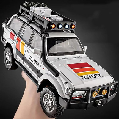 SKBD 1:24 Die-cast Metal Model LC80 Toy Car wht SKD(White, Pack of: 1)