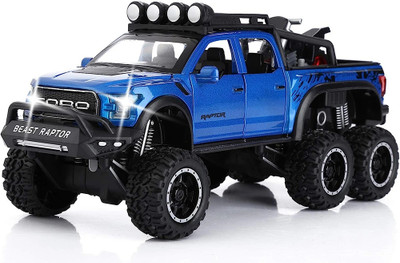 SPENOP 1:24 Die-cast Metal Car Raptor Model Blu(Blue, Pack of: 1)