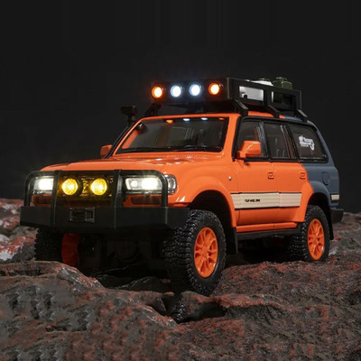 SKBD 1:24 Die-cast LC80 Toy Car For Kids orn SKD(Orange, Pack of: 1)