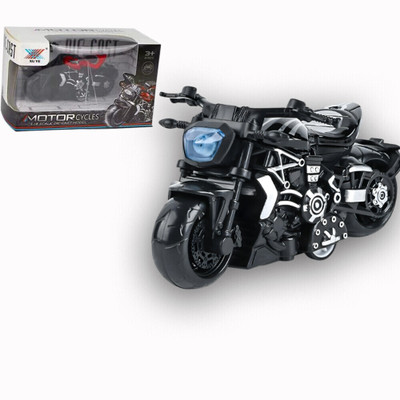 Vibrona Mini Pull Back Racing Bike Collectible(Black, Pack of: 1)