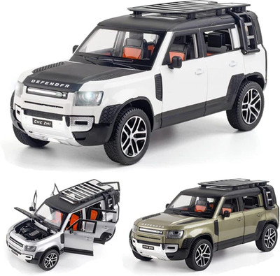 star impex Diecast Metal Car Model 1/24 Defender Toy Cars for Kids(White, Pack of: 1)