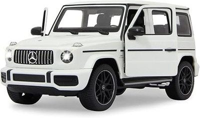 Nickspool Alloy Die-Cast Metal 1:32 MERC G-63 Jeep with 6 Openable Doors,Pullback & Lights(White, Pack of: 1)