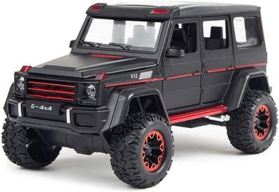 SPENOP 1:24 Scale Die-cast Metal Car Model AMG 4X4 blk(Black, Pack of: 1)