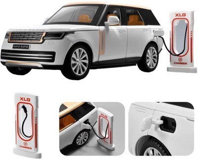 Magicwand 1:24 Die-Cast RangeRover 2024, 6 Doors, Pull Back, Lights, Music-White(White, Pack of: 1)