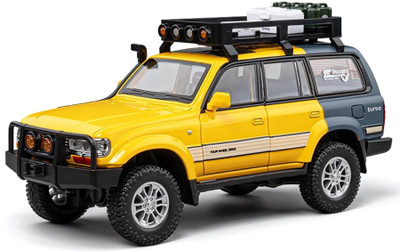 SKBD 1:24 LC80 Toy Car For Kids Die-cast Metal SKD(Yellow, Pack of: 1)