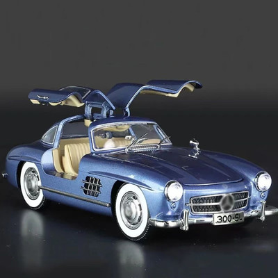 RUTSHRA 1:24 Model Die-cast Vintage Toy Car 300 SL Car Toy blu RSH(Blue, Pack of: 1)