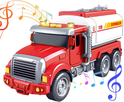 Zuuluzrs Truck Construction Figure Toy Movable Truck Friction Powered Fun Toys For Kids(Red, Pack of: 1)