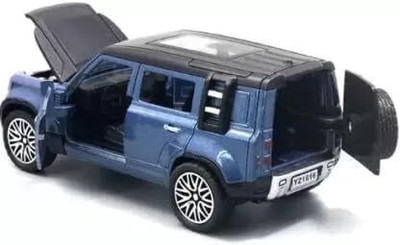 Might 1:32 Scale Alloy Die-Cast Metal SUV Car Toy for Kids ( Open Door & Pull Back )(Blue)