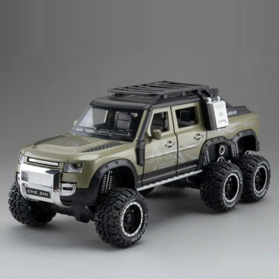 RUTSHRA Car 6x6 Wheel Die-cast Metal RSH(Green, Pack of: 1)