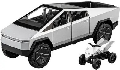 Pepstter 1:24 Metal Diecast Car Toy | Open Door, Light & Sound Miniature Model(Grey, Pack of: 1)