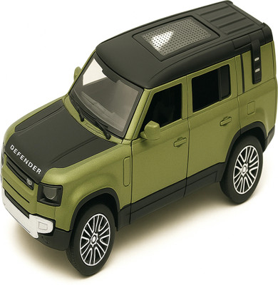 B2TOYS 1:32 Scale Alloy Die-Cast Metal Defender Car Toy for Kid (Open Door & Pull Back)(Green, Pack of: 1)