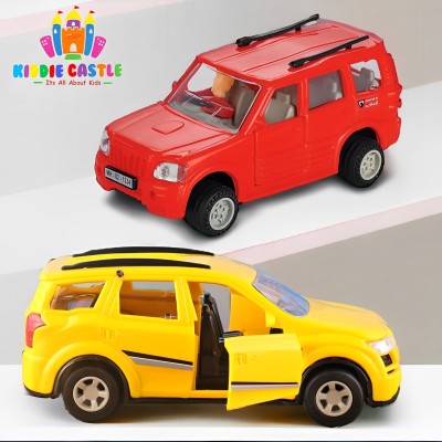 Kiddie Castle Combo of Pull Back Miniature Indian Sports SUV Vehicles(Multicolor, Pack of: 2)