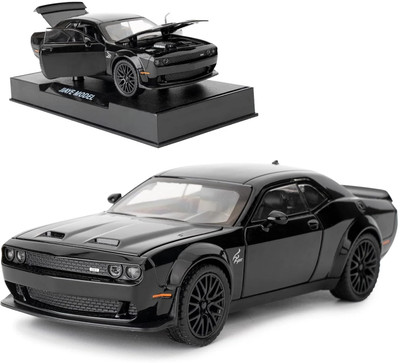 MOOBOO 1:32 Scale Dodge Charger Black Toy Model Car for Kids Die cast Model Car(Black, Pack of: 1)