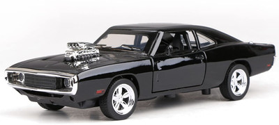 GKNEX 1:32 Fast And Furious Metal Pull Back Die-cast Car Model with Sound Light(Black, Pack of: 1)
