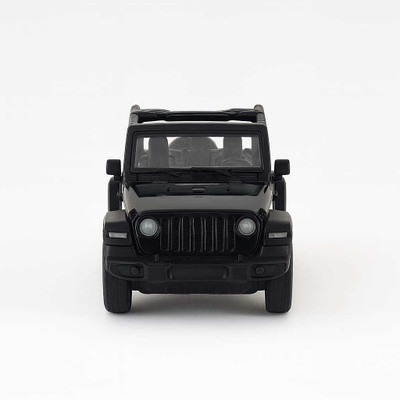 Joynest THAR 1:32 Scale Die-Cast Metal Wrangler Open Roof Pull Back Toy Car with Black(Black, Pack of: 1)