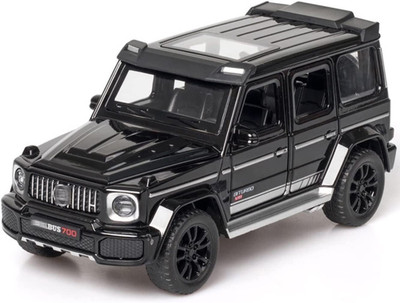 RUTSHRA 1:32 Metal DieCast Model G-Wagon Vehicle Toy Car pullback Open Door Music Light(White, Pack of: 1)