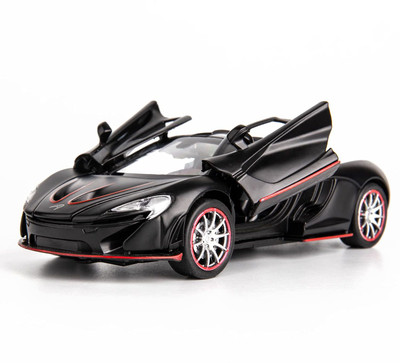 MOOBOO 1: 32 Scale MCLERN P1 Car Toy Model Car for Kids Die cast Model Car(Black, Pack of: 1)
