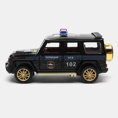 RUTSHRA 132 Police Toy Car for Kids Die-cast G RSH(Black, Pack of: 1)