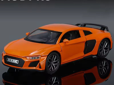 Ignite Audi-R8 Car Toy 1:32 Scale Die cast Pull Back Car Open Door with Light & Music(Multicolor, Pack of: 1)