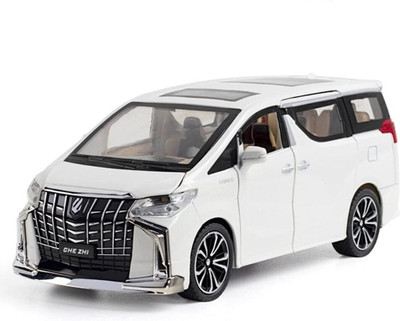 SPENOP 1:24 Alloy Metal Die-cast Model Alphard Toy white(White, Pack of: 1)