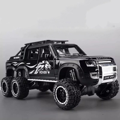 RUTSHRA Die-cast Car 6x6 Wheel Metal Model RSH(Black, Pack of: 1)