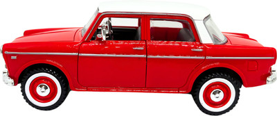 WooZee Fiat Queen 70'S Padmini Toy Car,Mumbai Ki Shaan||PullBack Action||Doors Openable(Red, Pack of: 1)