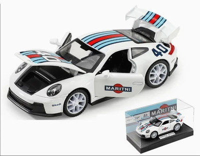 MANAKI ENTERPRISE 1:32 Porsche 911 GT3 RS RSR Turbo S Diecast Model Cars,Pull Back Car(White, Pack of: 1)