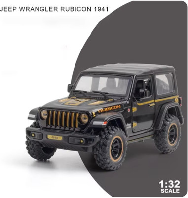 Devdhan Thar, Jeep Wrangler Rubicon 1:32 Openable Doors & Sound Light Metal Car Toy(Multicolor, Pack of: 1)