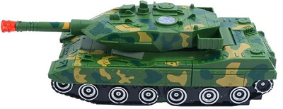 KOKEE TOYS Deformation Robot Army Battle War Tank Toy for Kids with Light & Music(Multicolor, Pack of: 1)
