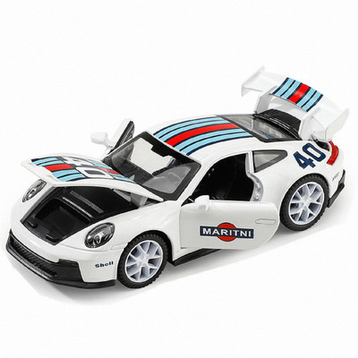 Skstore 1:32 Prsche 911 GT3 car model sound and light pull back Huili Sound Effect(Multicolor, Pack of: 1)