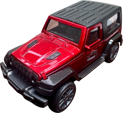 SAI SAMRUDH ENTERPRISES Thar Jeep Die-Cast Metal Pull Back Toy Car 1:32 Scale(Multicolor, Pack of: 1)