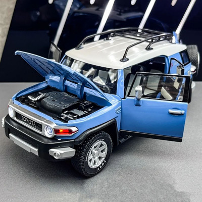 SKBD 1:24 Model Metal Car FJ Cruiser Toy Car Die-cast SKD(Blue, Pack of: 1)