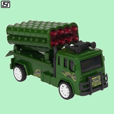 asian Missile Launcher- With 8 Agni Missile Launcher For Kids(Military Green, Pack of: 1)