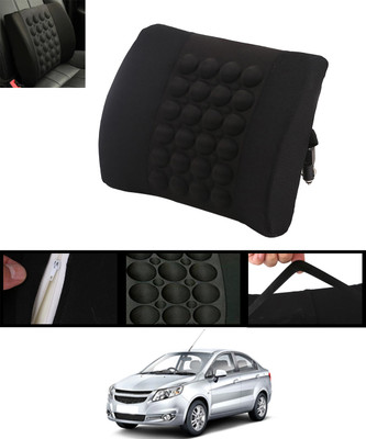 MSNP Nylon Seating Pad For  Chevrolet Sail(Car, BUS, Van, Home, Office Black)