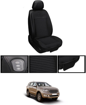 MSNP Leather Seating Pad For  Ford Universal For Car(Front seats, Black Seat Black)